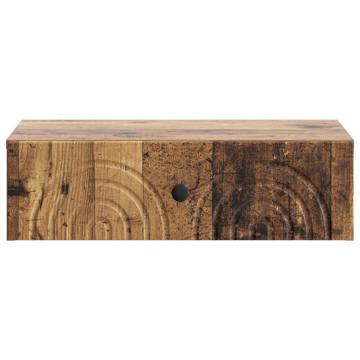 Masă laterală montată pe perete Lemn vechi 59 x 34,5 x 17 cm - WALTI WALTI