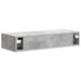 Masă laterală montată pe perete Gri Beton 87,5 x 34,5 x 17 cm - WALTI WALTI
