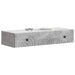 Masă laterală montată pe perete Gri Beton 87,5 x 34,5 x 17 cm - WALTI WALTI
