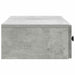 Masă laterală montată pe perete Gri Beton 87,5 x 34,5 x 17 cm - WALTI WALTI