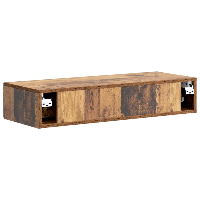 Masă laterală montată pe perete Lemn vechi 87,5 x 34,5 x 17 cm - WALTI WALTI