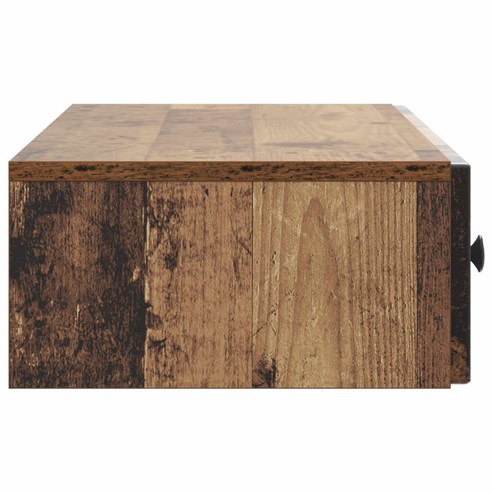 Masă laterală montată pe perete Lemn vechi 87,5 x 34,5 x 17 cm - WALTI WALTI