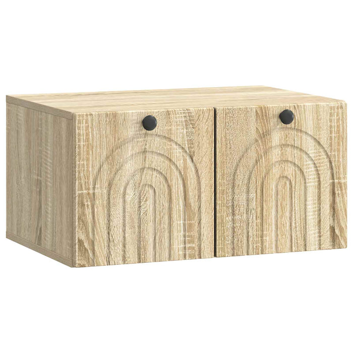 Oglindă TV montată pe perete Stejar Sonoma 59,5 x 41 x 30 cm - WALTI WALTI