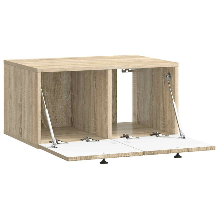 Oglindă TV montată pe perete Stejar Sonoma 59,5 x 41 x 30 cm - WALTI WALTI