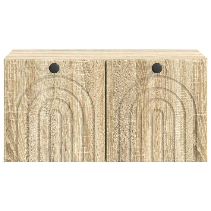 Oglindă TV montată pe perete Stejar Sonoma 59,5 x 41 x 30 cm - WALTI WALTI