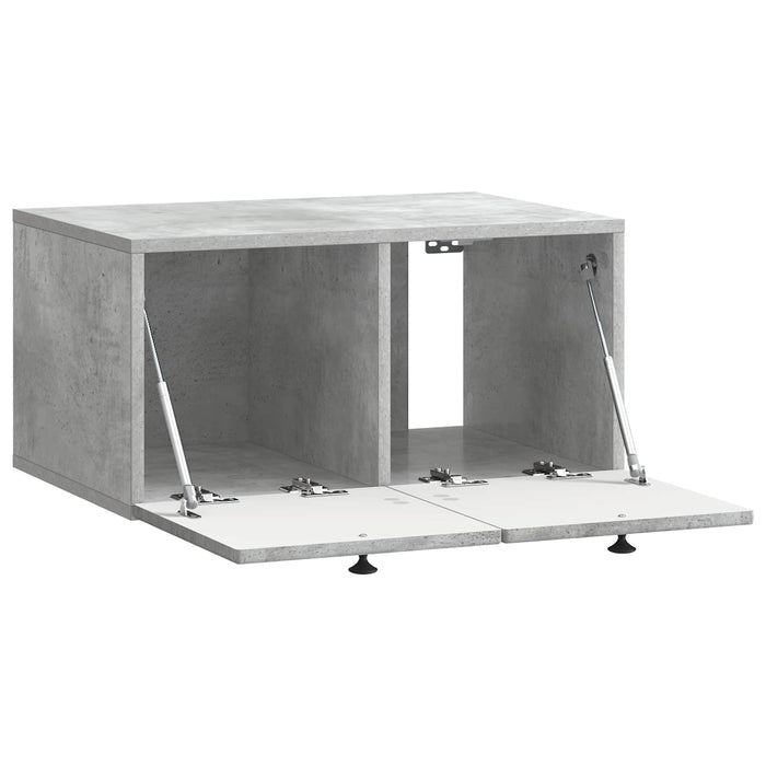 Oglindă TV montată pe perete Gri Beton 59,5 x 41 x 30 cm - WALTI WALTI