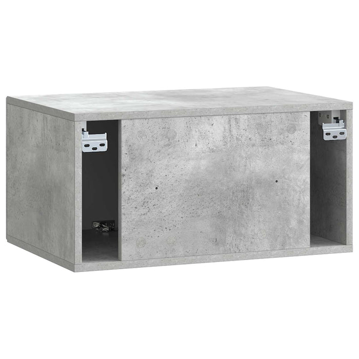 Oglindă TV montată pe perete Gri Beton 59,5 x 41 x 30 cm - WALTI WALTI