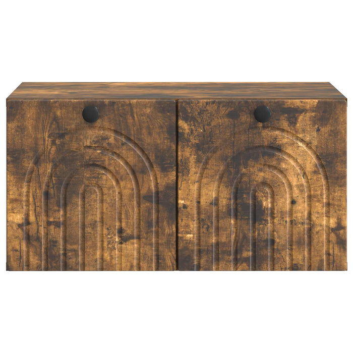 Oglindă TV montată pe perete Stejar fumuriu 59,5 x 41 x 30 cm - WALTI WALTI