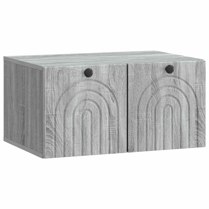 Oglindă TV montată pe perete Sonoma gri 59,5 x 41 x 30 cm - WALTI WALTI