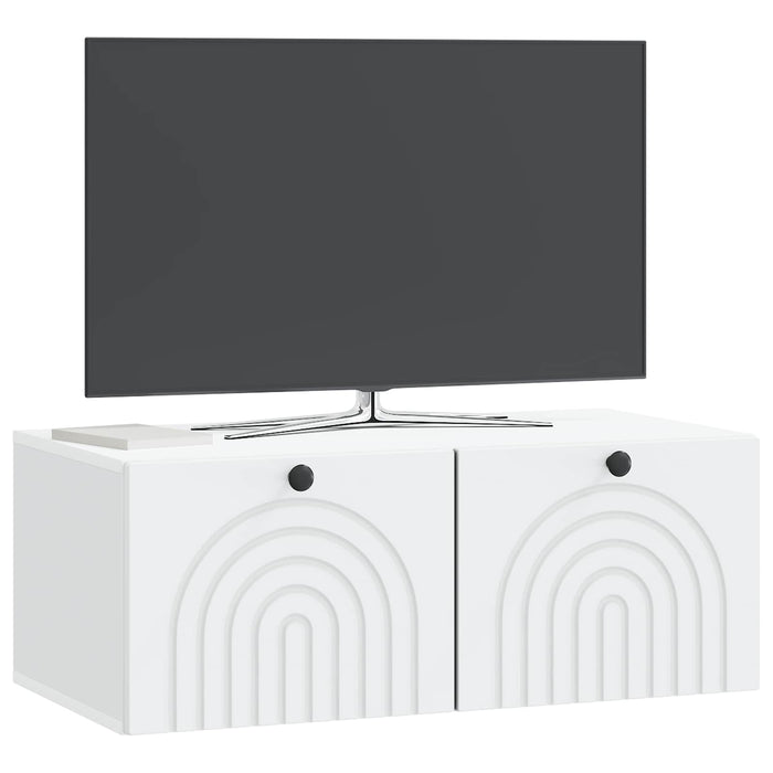 Oglindă TV montată pe perete Pe perete Alb 78,5 x 41 x 30 cm - WALTI WALTI