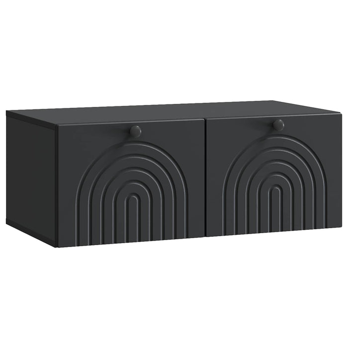 Oglindă TV montată pe perete Pe perete Negru 78,5 x 41 x 30 cm - WALTI WALTI