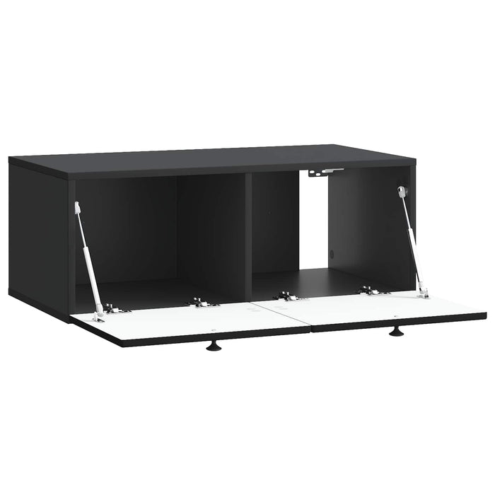 Oglindă TV montată pe perete Pe perete Negru 78,5 x 41 x 30 cm - WALTI WALTI