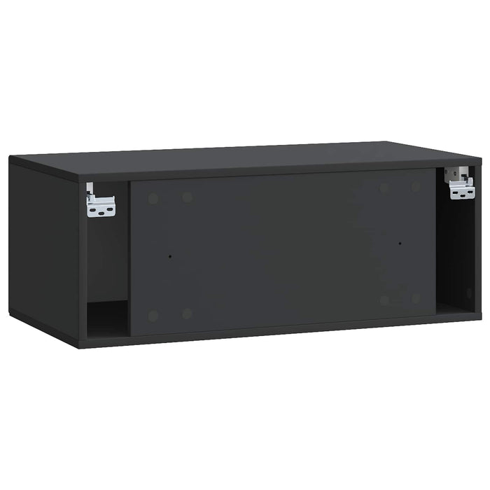 Oglindă TV montată pe perete Pe perete Negru 78,5 x 41 x 30 cm - WALTI WALTI