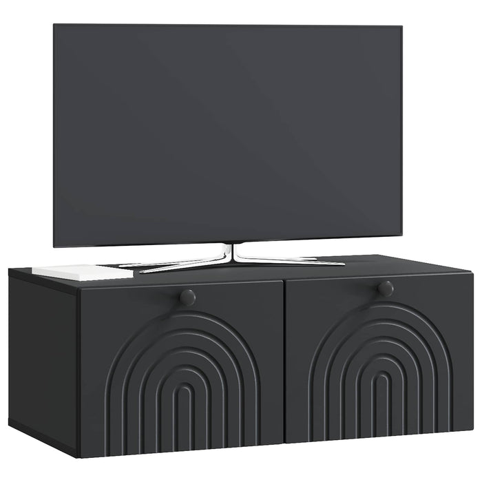 Oglindă TV montată pe perete Pe perete Negru 78,5 x 41 x 30 cm - WALTI WALTI