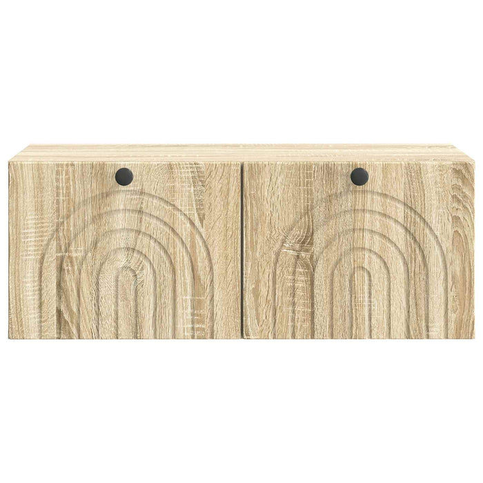 Oglindă TV montată pe perete Stejar Sonoma 78,5 x 41 x 30 cm - WALTI WALTI