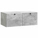 Oglindă TV montată pe perete Gri Beton 78,5 x 41 x 30 cm - WALTI WALTI