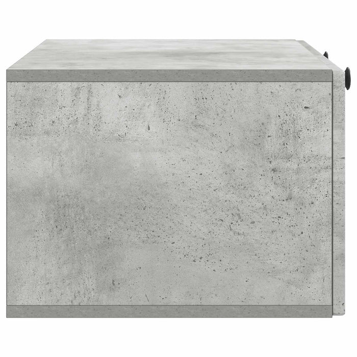 Oglindă TV montată pe perete Gri Beton 78,5 x 41 x 30 cm - WALTI WALTI