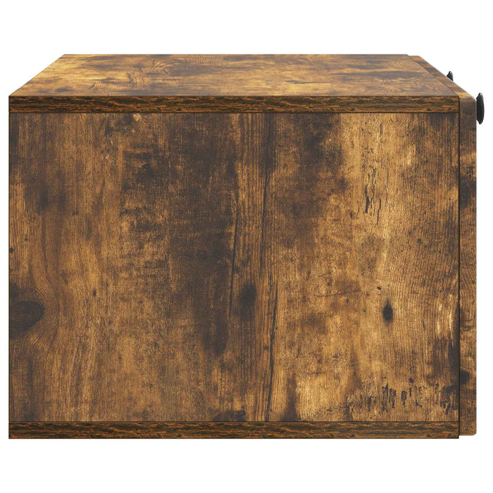Oglindă TV montată pe perete Stejar fumuriu 78,5 x 41 x 30 cm - WALTI WALTI