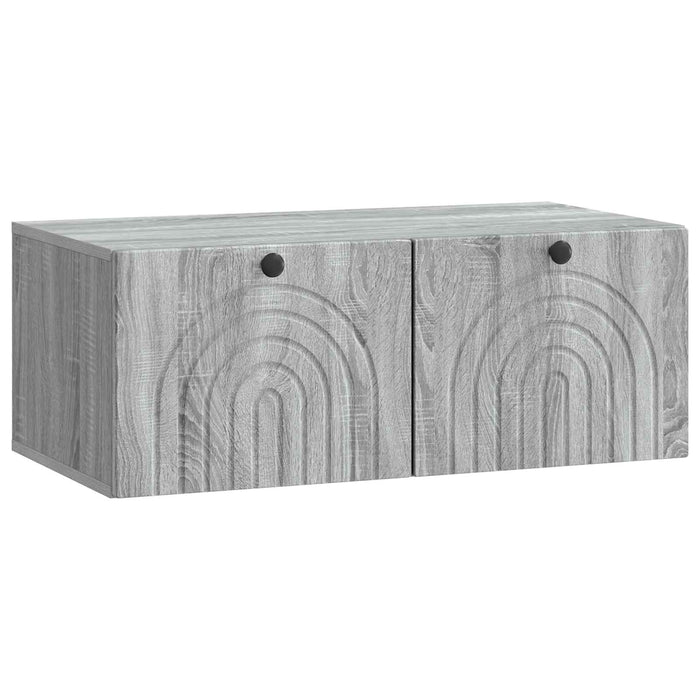 Oglindă TV montată pe perete Sonoma gri 78,5 x 41 x 30 cm - WALTI WALTI