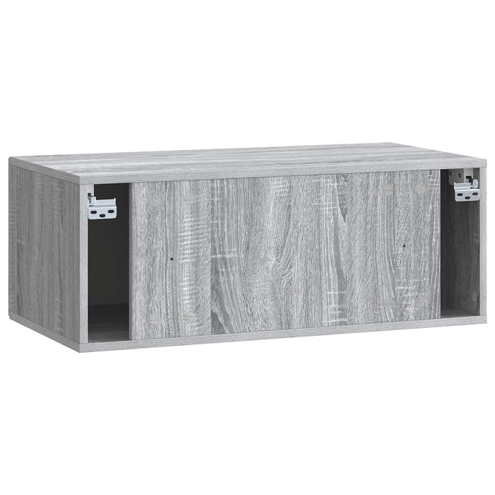 Oglindă TV montată pe perete Sonoma gri 78,5 x 41 x 30 cm - WALTI WALTI