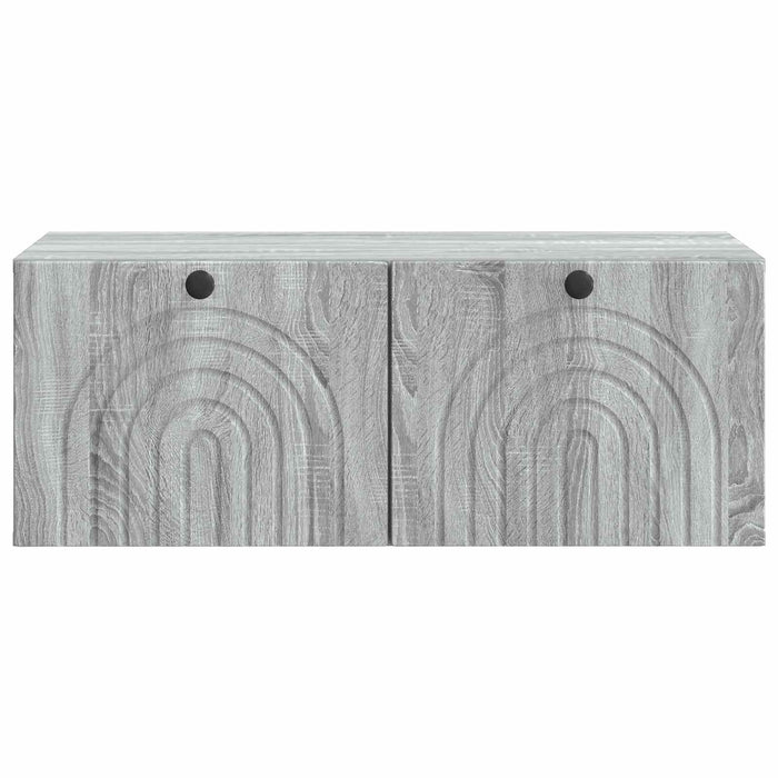 Oglindă TV montată pe perete Sonoma gri 78,5 x 41 x 30 cm - WALTI WALTI