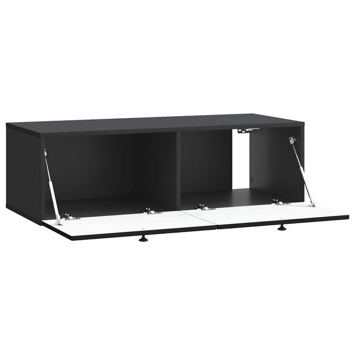 Oglindă TV montată pe perete Pe perete Negru 99 x 41 x 30 cm - WALTI WALTI
