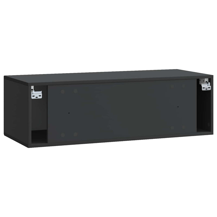 Oglindă TV montată pe perete Pe perete Negru 99 x 41 x 30 cm - WALTI WALTI