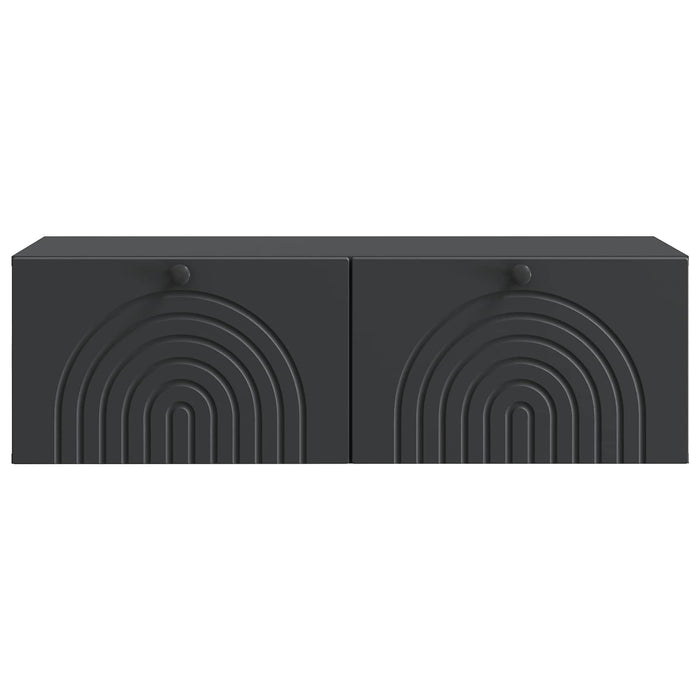Oglindă TV montată pe perete Pe perete Negru 99 x 41 x 30 cm - WALTI WALTI