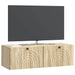 Oglindă TV montată pe perete Stejar Sonoma 98 x 41 x 30 cm - WALTI WALTI