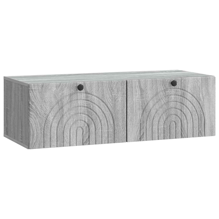 Oglindă TV montată pe perete Sonoma gri 99 x 41 x 30 cm - WALTI WALTI