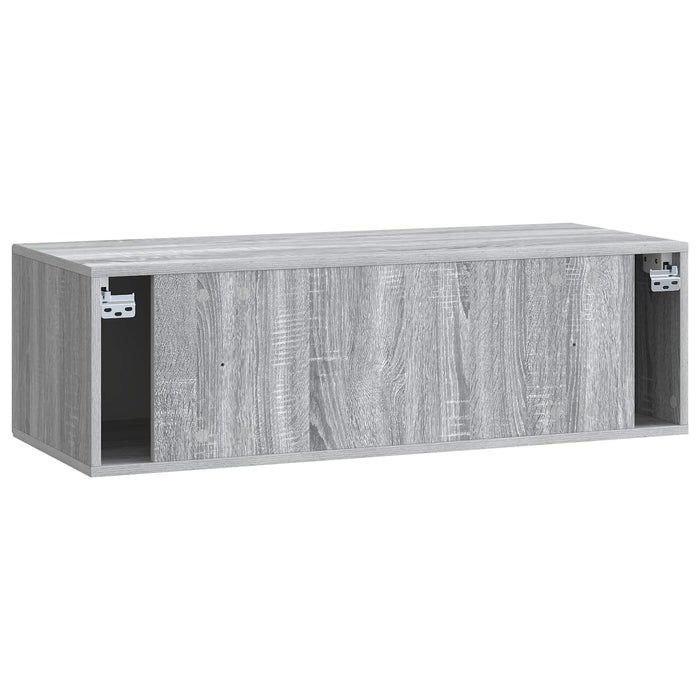 Oglindă TV montată pe perete Sonoma gri 99 x 41 x 30 cm - WALTI WALTI