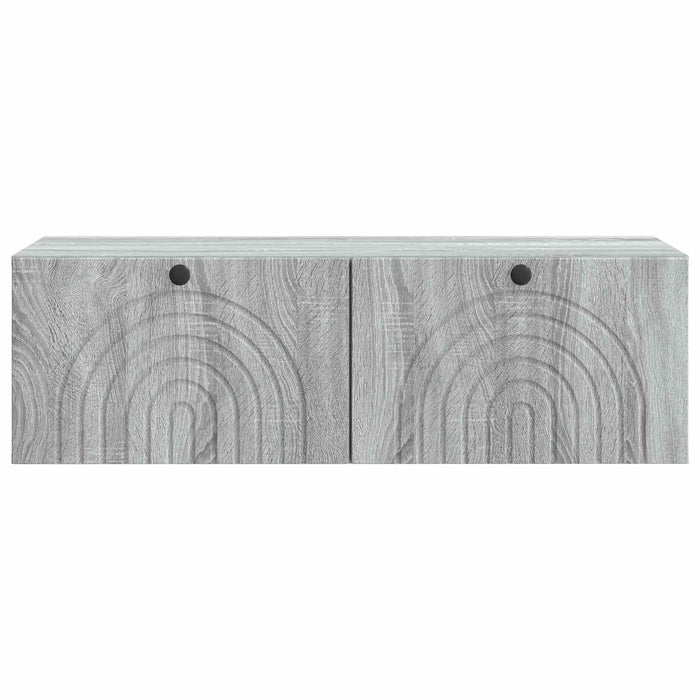 Oglindă TV montată pe perete Sonoma gri 99 x 41 x 30 cm - WALTI WALTI