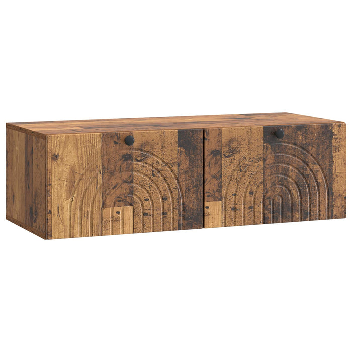 Oglindă TV montată pe perete Lemn vechi 99 x 41 x 30 cm - WALTI WALTI