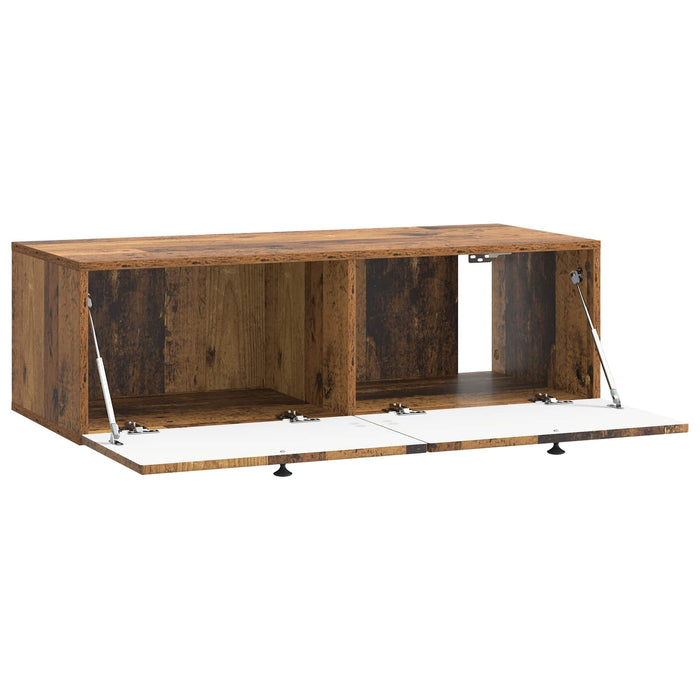 Oglindă TV montată pe perete Lemn vechi 99 x 41 x 30 cm - WALTI WALTI