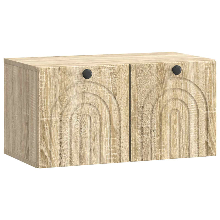 Oglindă TV montată pe perete Stejar Sonoma 59,5 x 31 x 30 cm - WALTI WALTI