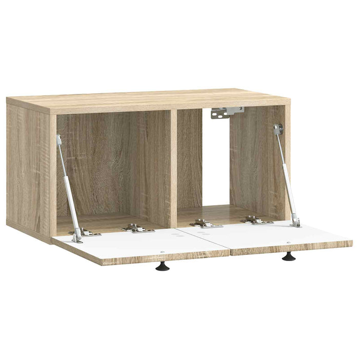 Oglindă TV montată pe perete Stejar Sonoma 59,5 x 31 x 30 cm - WALTI WALTI
