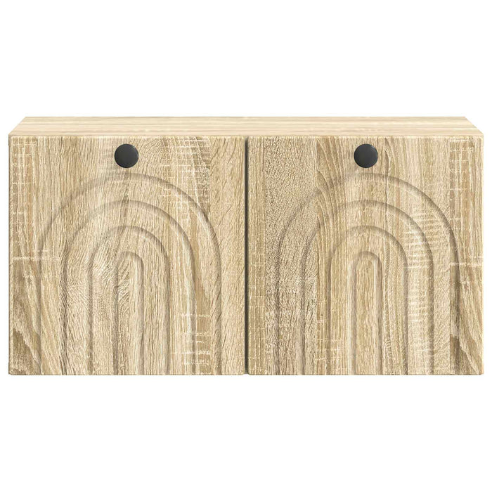 Oglindă TV montată pe perete Stejar Sonoma 59,5 x 31 x 30 cm - WALTI WALTI