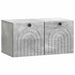Oglindă TV montată pe perete Gri Beton 59,5 x 31 x 30 cm - WALTI WALTI