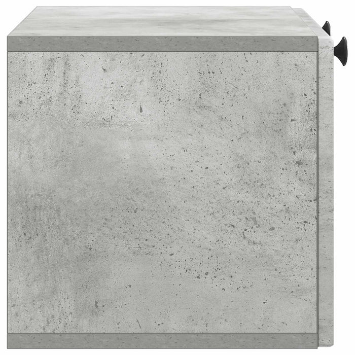 Oglindă TV montată pe perete Gri Beton 59,5 x 31 x 30 cm - WALTI WALTI