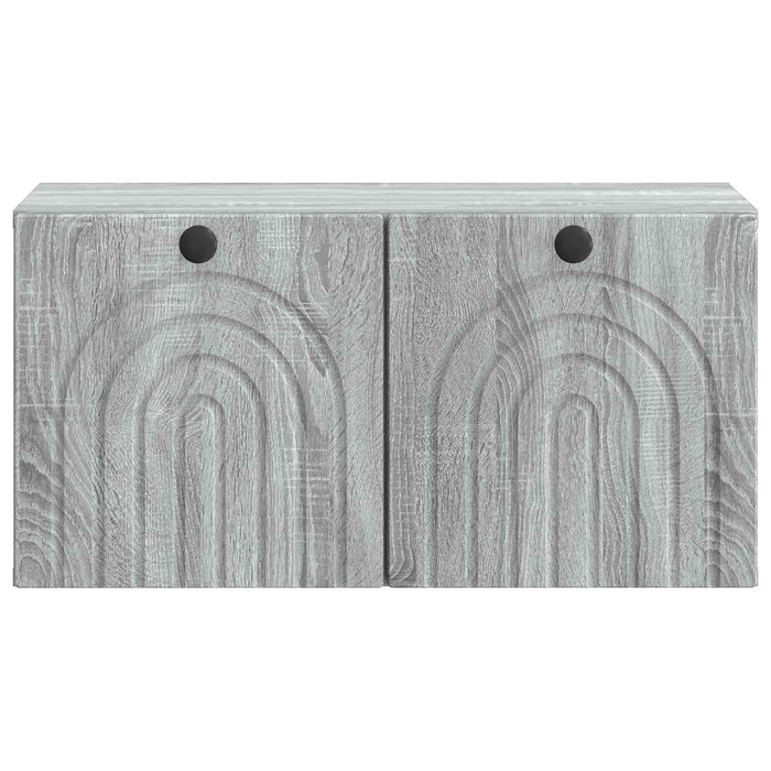 Oglindă TV montată pe perete Sonoma gri 59,5 x 31 x 30 cm - WALTI WALTI