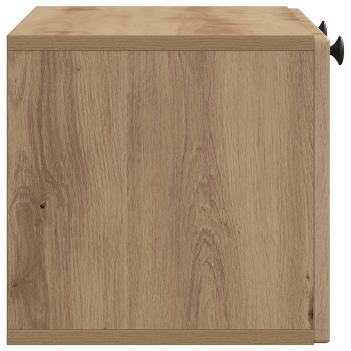 Oglindă TV montată pe perete Stejar Artizanal 59,5 x 31 x 30 cm - WALTI WALTI