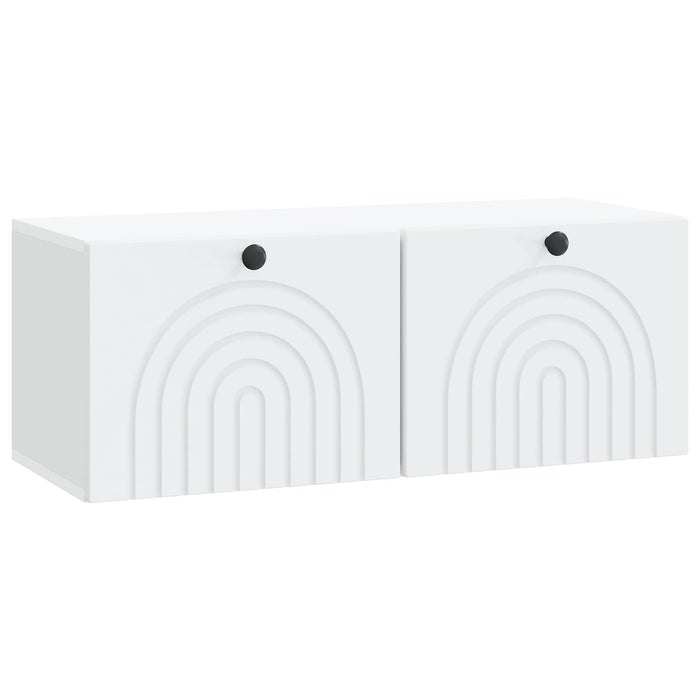Oglindă TV montată pe perete Pe perete Alb 78,5 x 31 x 30 cm - WALTI WALTI
