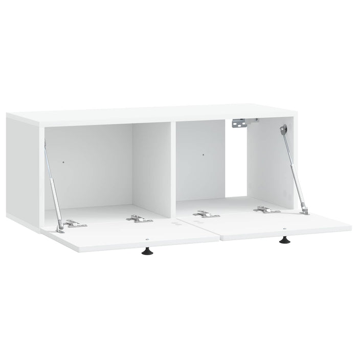 Oglindă TV montată pe perete Pe perete Alb 78,5 x 31 x 30 cm - WALTI WALTI
