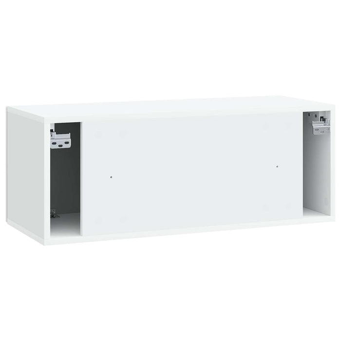 Oglindă TV montată pe perete Pe perete Alb 78,5 x 31 x 30 cm - WALTI WALTI