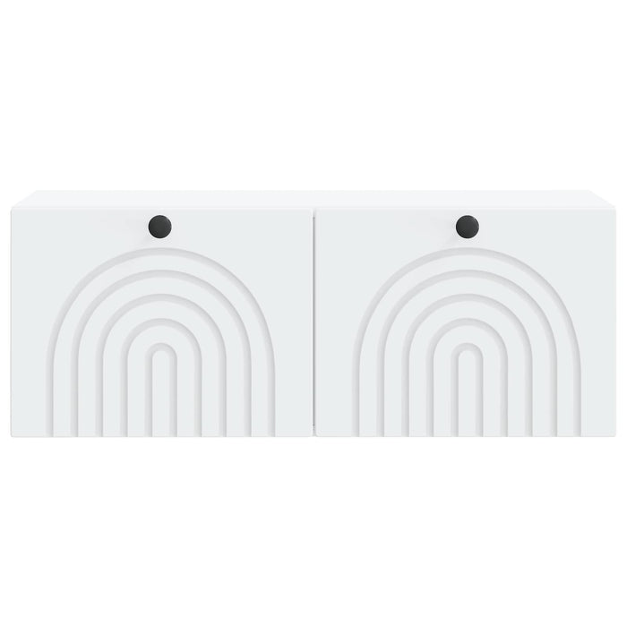 Oglindă TV montată pe perete Pe perete Alb 78,5 x 31 x 30 cm - WALTI WALTI