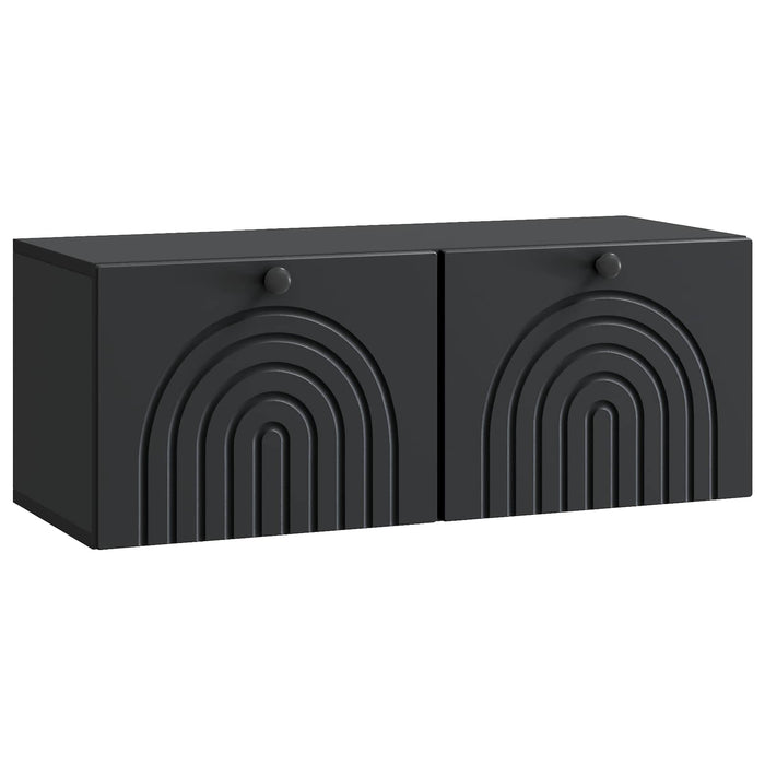 Oglindă TV montată pe perete Pe perete Negru 78,5 x 31 x 30 cm - WALTI WALTI