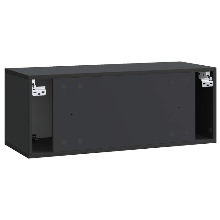 Oglindă TV montată pe perete Pe perete Negru 78,5 x 31 x 30 cm - WALTI WALTI