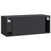 Oglindă TV montată pe perete Pe perete Negru 78,5 x 31 x 30 cm - WALTI WALTI