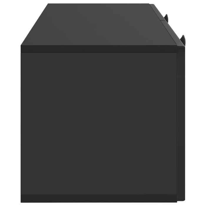 Oglindă TV montată pe perete Pe perete Negru 78,5 x 31 x 30 cm - WALTI WALTI