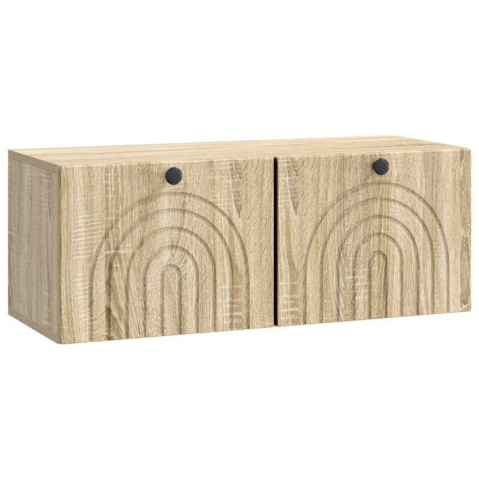 Oglindă TV montată pe perete Stejar Sonoma 78,5 x 31 x 30 cm - WALTI WALTI